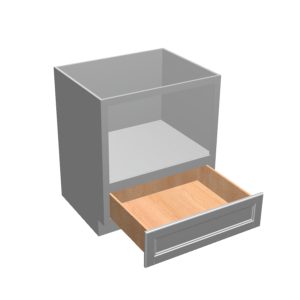Microwave Base opening with 1 Drawer