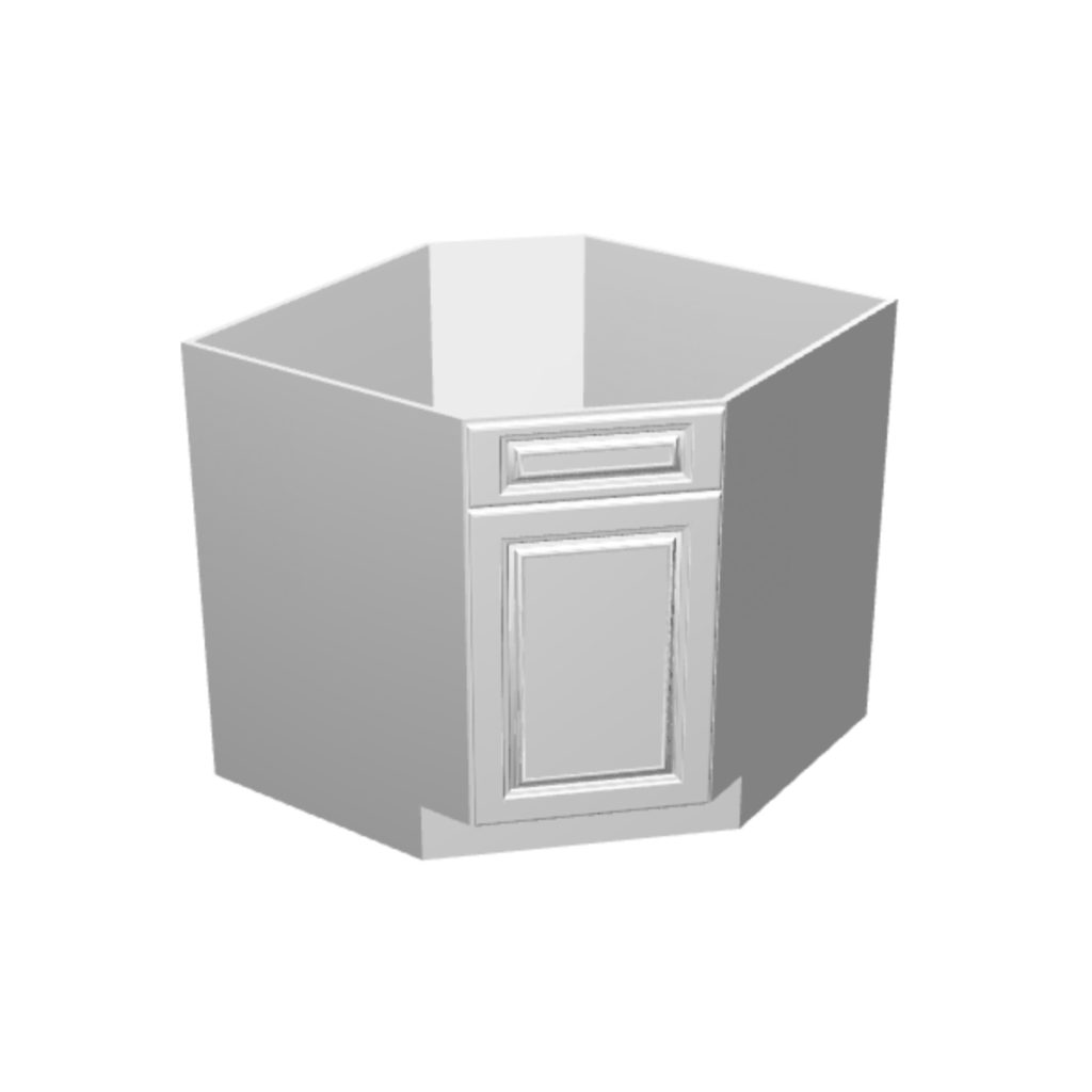 Diagonal Base 1 Door, No Drawer