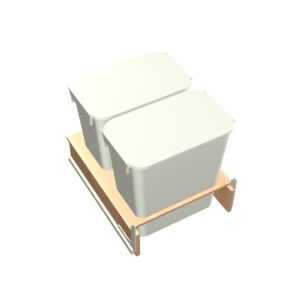 OB-TCR21-2 fits B18 or B21, 2 plastic cans approx 29 quart