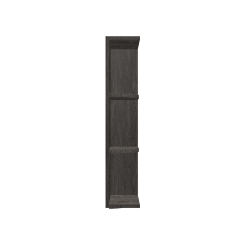 Wall end shelf