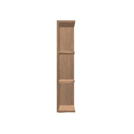 Wall end shelf