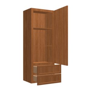 Wall 2 Drawers Cabinet