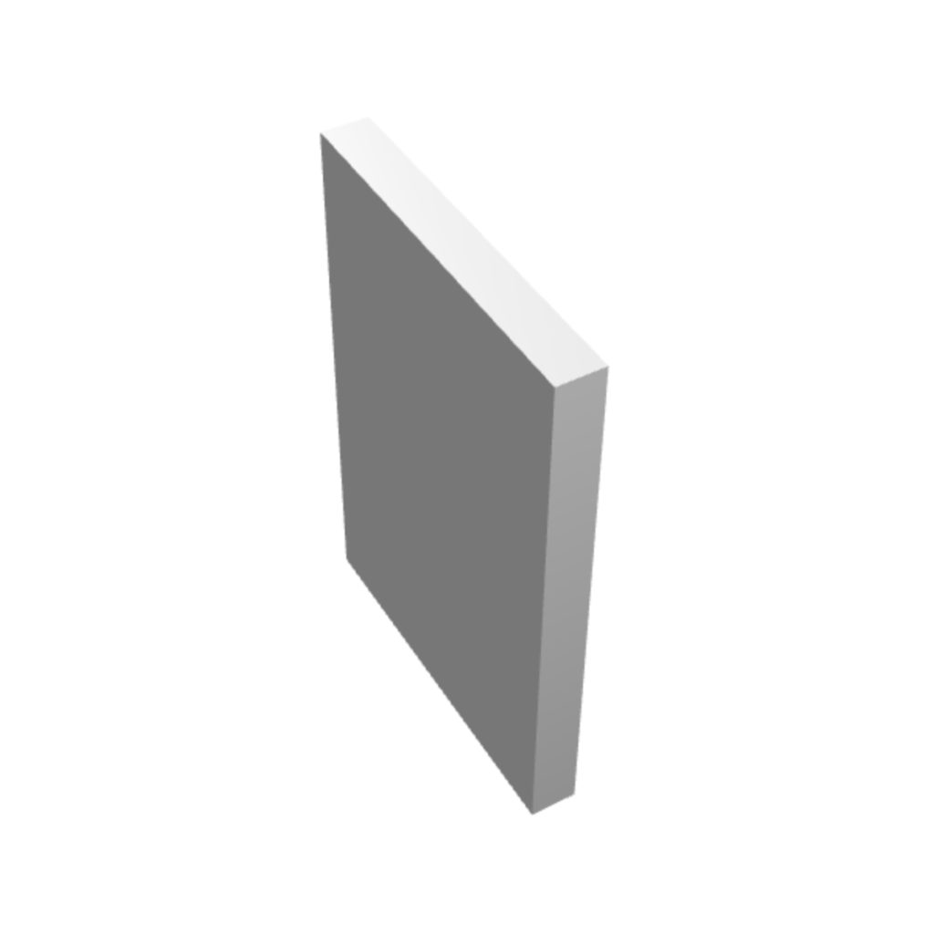Dishwasher Panel with 3″ return