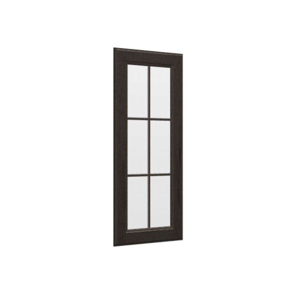 Mullion Glass Door for Wall Diagonal Corner Cabinet