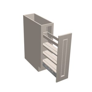 Base pull out with spice rack 9"
